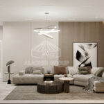 GRAND HAYAT da yerleshen  Qonaq otaginin dizayni